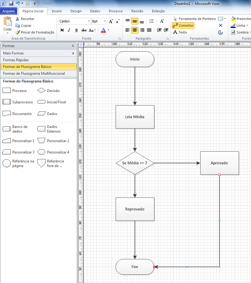 Como Criar Um Fluxograma B Sico No Microsoft Visio Blog De Inform Tica Cursos Microcamp